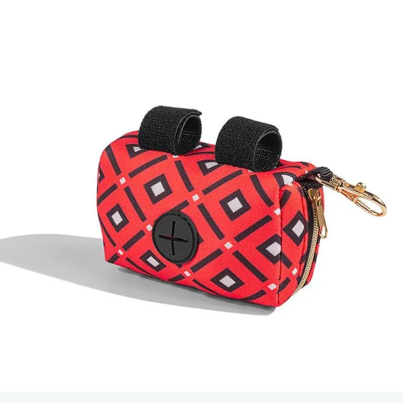 Portable Pet Dog Waste Bags Dispenser Pet Waste Bag Holder Leash Accessories Outdoor Walking Pet Supplies Green Purple Red Blue