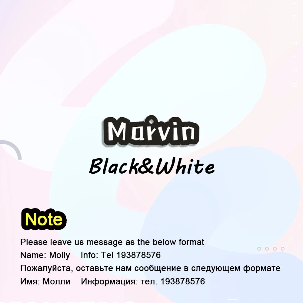 Personalized Dog Tag Handmade Acrylic Pet ID Tag for Dogs Puppies Colorful Name Tags for Cats Kitten Pendent Collar Accessories