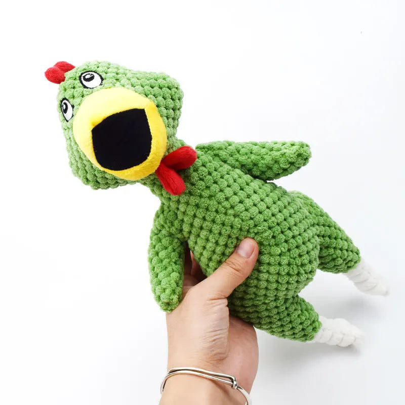 Plush Pet Chew Toys for Small Medium Dogs Squeaky Puppy Dog Toy Teeth Clean French Bulldog Poodle Pug Animals Pets Accessories