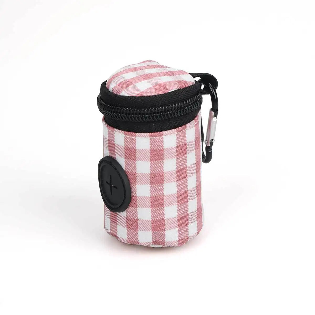 Pet waste bag Checkered pattern Fashionable Easy to carry when going out Waste bag for dog feces Outdoor litter collection bag