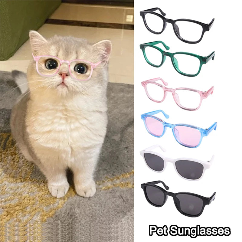 Pet Sunglasses Glasses Cat Sunglasses Dog Sunglasses Personalized and Funny Headgear Pet Accessories Photos Props Pet Supplies