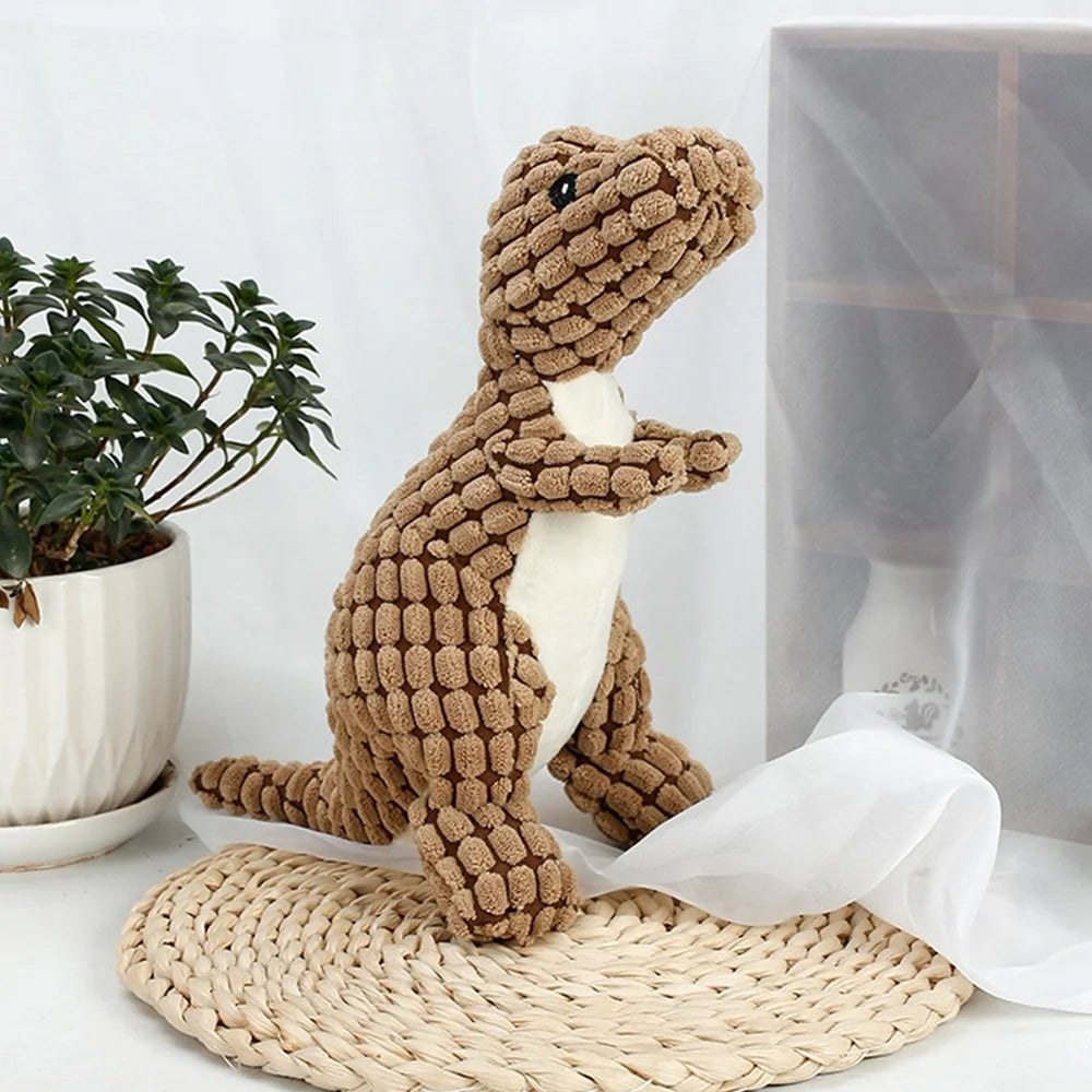 Interactive plush dinosaur toys for Fur-babies.
Soft, chewable, and perfect for playtime or cuddling.