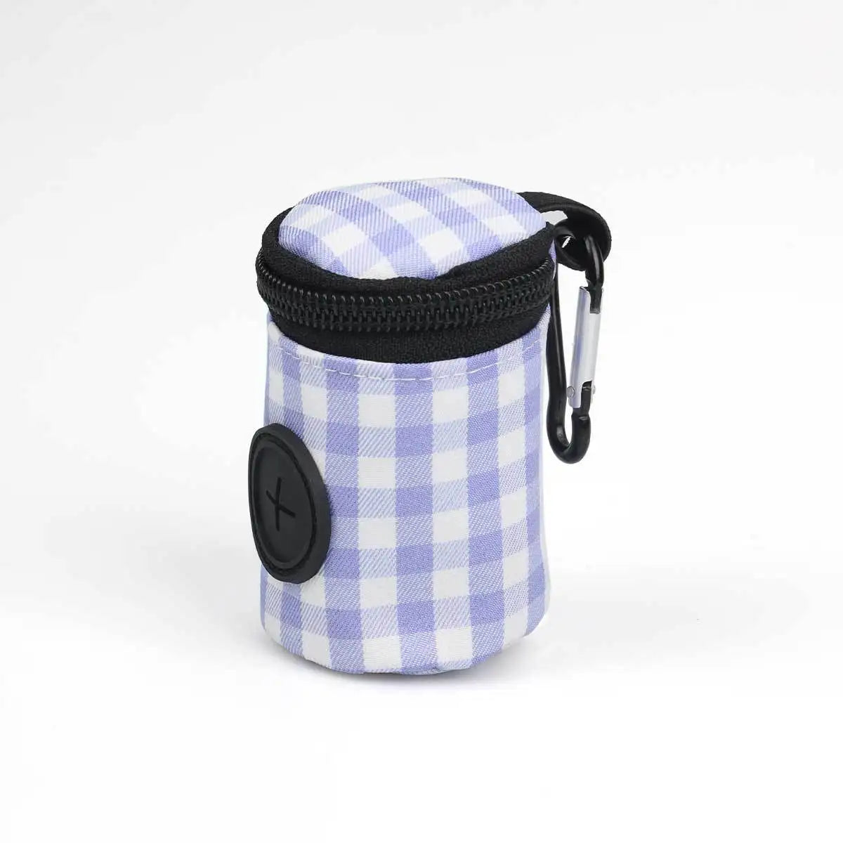Pet waste bag Checkered pattern Fashionable Easy to carry when going out Waste bag for dog feces Outdoor litter collection bag