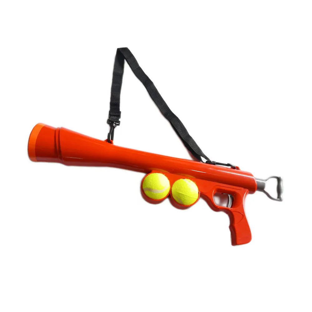 Pet Dog Tennis Training  Shooting Gun Supplies Launcher Outdoor Relieve Boredom Interactive Puzzle Toy Pet Toy Pet Training New
