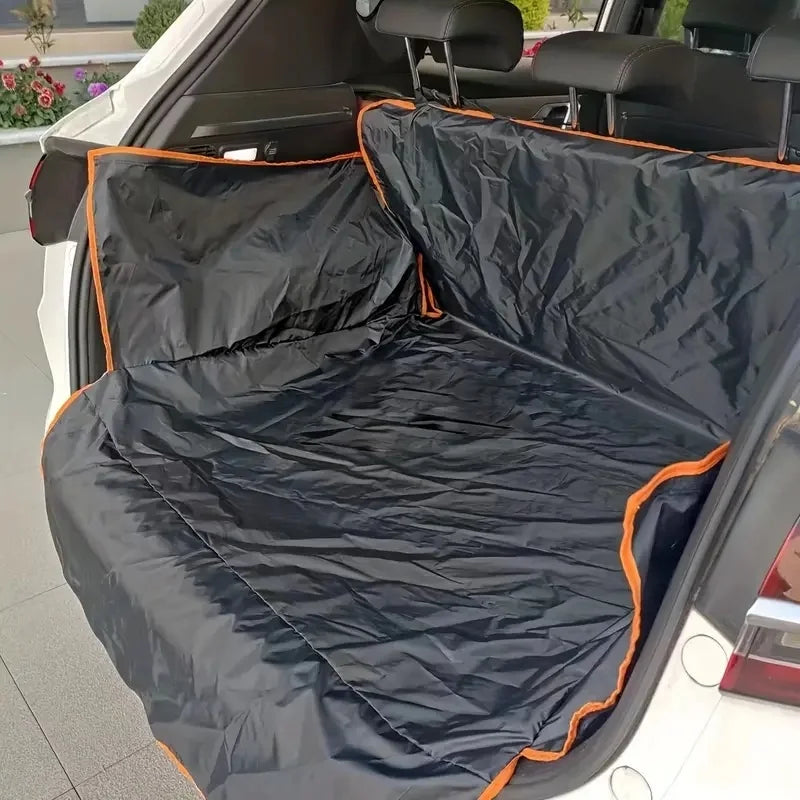 Durable polyester trunk mat for Pawpals.
Non-slip, scratch-resistant, and easy to clean for SUVs and cars.