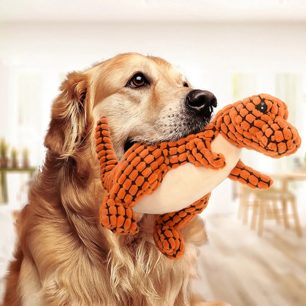 Interactive plush dinosaur toys for Fur-babies.
Soft, chewable, and perfect for playtime or cuddling.