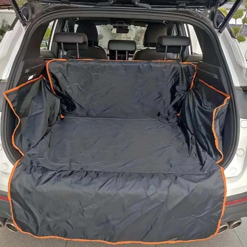 Durable polyester trunk mat for Pawpals.
Non-slip, scratch-resistant, and easy to clean for SUVs and cars.
