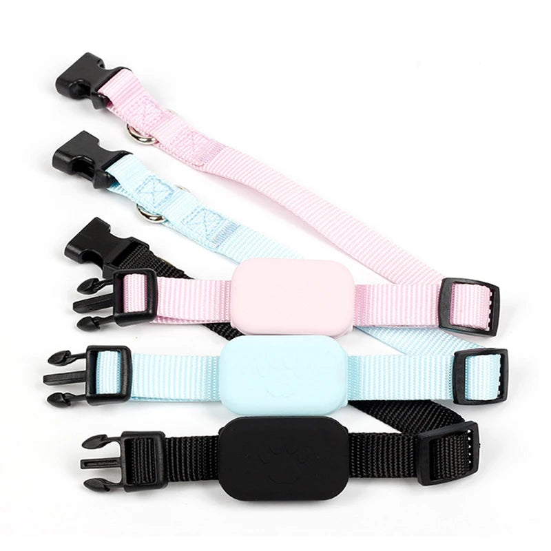 Smart GPS tracker collar for cats and dogs.
Real-time, waterproof, anti-lost tracking via iOS.