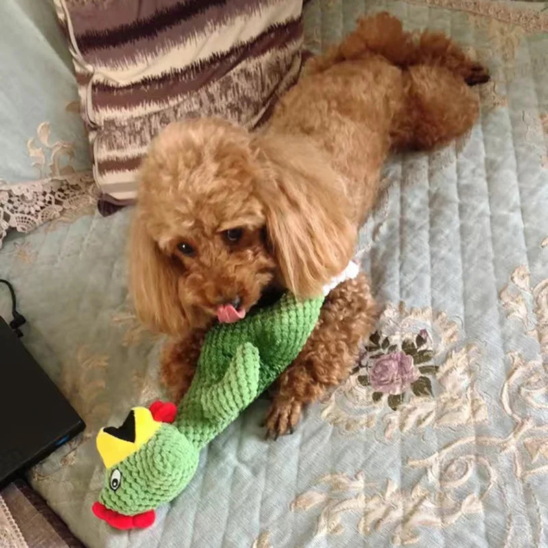 Plush Pet Chew Toys for Small Medium Dogs Squeaky Puppy Dog Toy Teeth Clean French Bulldog Poodle Pug Animals Pets Accessories