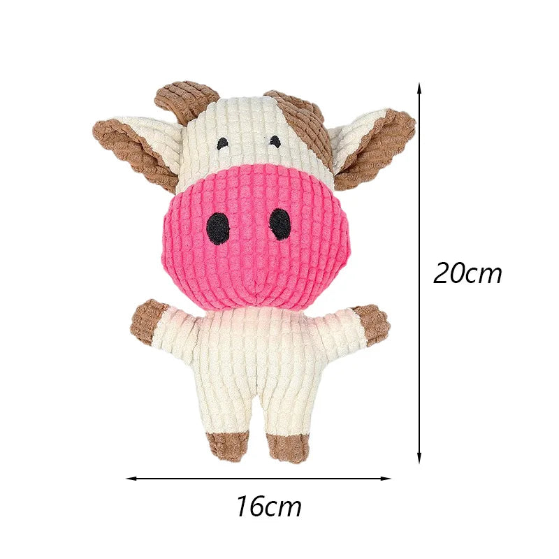 Plush Pet Chew Toys for Small Medium Dogs Squeaky Puppy Dog Toy Teeth Clean French Bulldog Poodle Pug Animals Pets Accessories