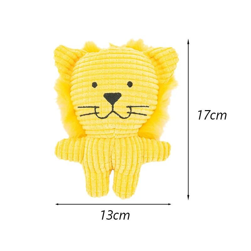 Plush Pet Chew Toys for Small Medium Dogs Squeaky Puppy Dog Toy Teeth Clean French Bulldog Poodle Pug Animals Pets Accessories