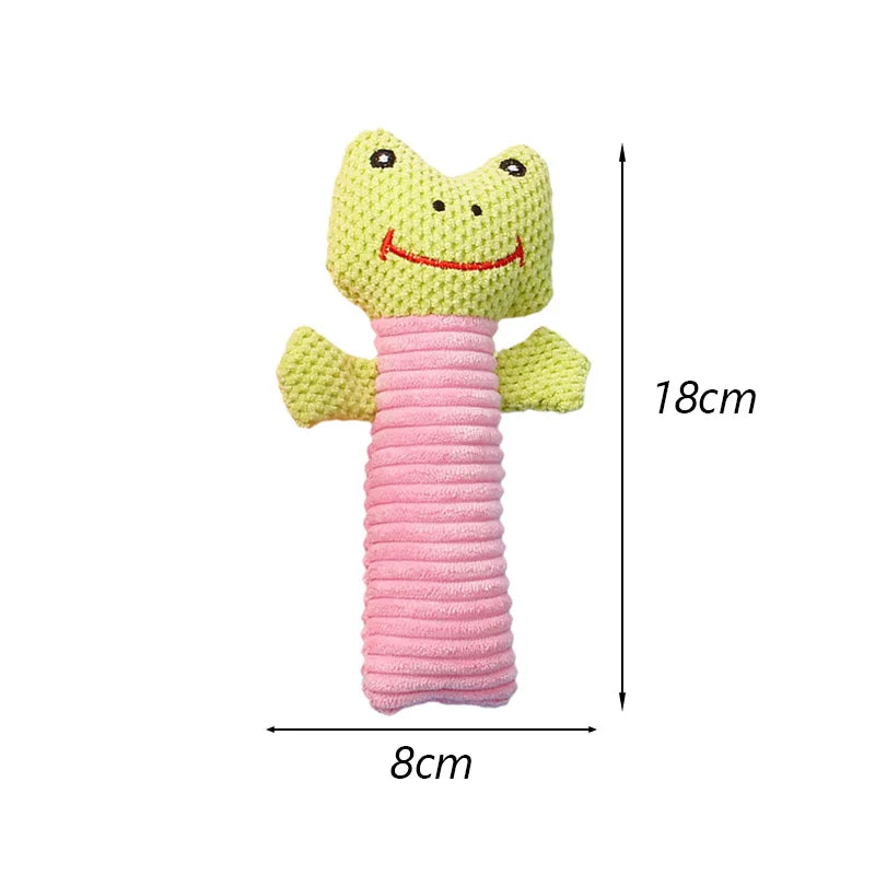 Plush Pet Chew Toys for Small Medium Dogs Squeaky Puppy Dog Toy Teeth Clean French Bulldog Poodle Pug Animals Pets Accessories